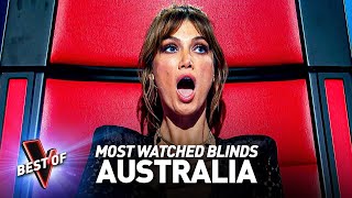 MOST WATCHED Blind Auditions EVER on The Voice Australia [upl. by Iretak]