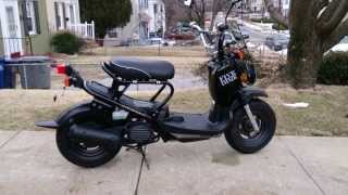 Honda Ruckus for sale video lots of mods SOLD [upl. by Lenahs640]