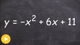 How do you convert from standard form to vertex form of a quadratic [upl. by Enelrihs]