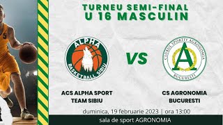 ACS Alpha Sport Sibiu  CS Agronomia Bucuresti [upl. by Nahsrad]