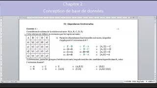 Base de données  Exercices Dépendance fonctionnelle  clé candidate  super clé [upl. by Ytoc177]