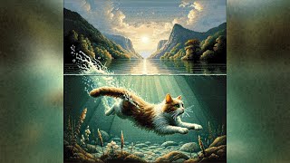 Retro Cats Underwater Ecco  Aqua Vistas [upl. by Entirb]