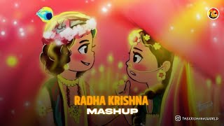 Radha Krishna Mashup  Radha Krishna Bhajan  Radha Krishna New Year Special Bhajan [upl. by Esylle26]