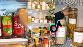 restocking pantry and fridge tiktok compilation 🍓🍉 [upl. by Ramraj]