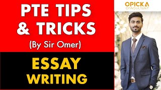 Essay Writing Tips for PTE  PTE Tips amp Tricks by Sir Omer [upl. by Nerland]