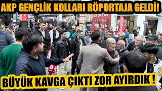 Gurbetçiler ve AKP gençlik kolları röportajı bastı  Büyük Kavga Çıktı Zor Ayırdık [upl. by Chap]