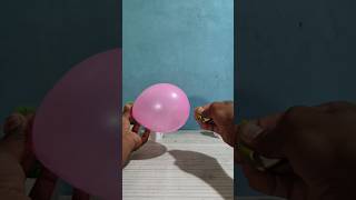 Bina hath lagaye baloon fodke dikhao 🤯experiment fact science trendingshorts viralvideo [upl. by Idurt]