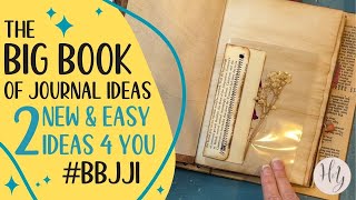 The BIG BOOK of Junk Journal Ideas  2 Fun New Ideas for Your Junk Journals [upl. by Marras]