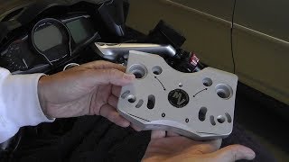 How to Install MV Motorrad Risers on a 2016 FJR1300 [upl. by Anelim]