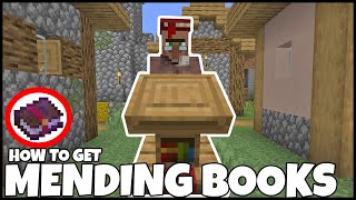 How To Get MENDING BOOKS In MINECRAFT 121 [upl. by Kriste]