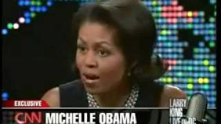 Michelle Obama on Larry King Live [upl. by Flemming]