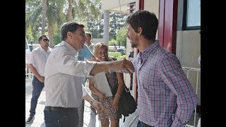 Juan Andreotti y Daniel Arroyo en la entrega de Tarjetas Alimentarias en San Fernando [upl. by Akenet]