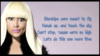 Nicki Minaj Starships lyrics Clean Version [upl. by Mcmullan920]