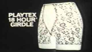 Playtex 18 Hour Girdle Vintage British TV Commerical [upl. by Eimmas930]