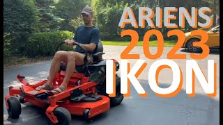 Ariens IKON 2023 Zero Turn Review [upl. by Noramac856]