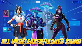 Fortnite old leaked cosmetics [upl. by Thadeus]