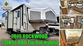 New Tip Out Hybrid 2019 ROCKWOOD 23IKSS ROO Travel Trailer RV Camper Colorado Dealer [upl. by Herminia]