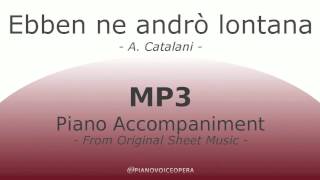 Ebben ne andrò lontana Piano Accompaniment [upl. by Ahseem]