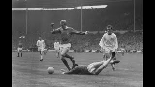 Denis Law vs Leicester 1963 FA Cup Final All Touches amp Actions [upl. by Nnylireg]