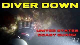 Underwater Ship Inspection USCG Acushnet 111820 Commercial Diving [upl. by Liponis]