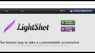 Lightshot Fastest Way to take your Screenshot [upl. by Derfla]