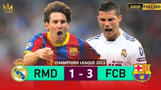 MESSI HUMILIATES CR7 AND REAL MADRID IN THE 2011 CHAMPIONS SEMIFINAL [upl. by Secundas]