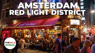 Amsterdam Red Light District Iconic amp Famous Streets Walking Tour [upl. by Centeno303]