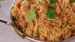 How to make soyabean pulao pulao soyabeanpulao [upl. by Ettesoj]