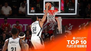 Top 10 Plays  Round 8  202324 Turkish Airlines EuroLeague [upl. by Neelie785]