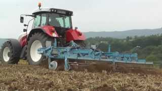 Steyr 6150CVT grubbert mit Lemken Smaragd 9HD [upl. by Kathrine]