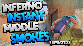 Inferno CT INSTANT Mid Smokes  CS2 [upl. by Aslin]