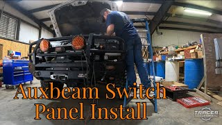 Auxbeam Switch Panel Installation [upl. by Florence]