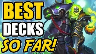 🔥BEST quotNewquot Decks To Reach Legend  Hearthstone Whizbangs Workshop [upl. by Isyak]