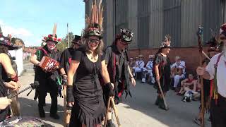 Styx of Stroud Border Morris dance quotSeptember 4thquot during Bromyard Folk Festival 2023 [upl. by Mintun842]