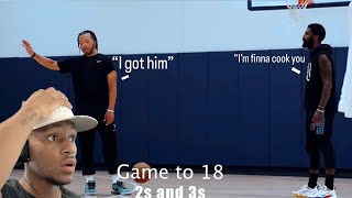 Kyrie Irving amp Jalen Brunson GO AT IT In NBA Open Runs🔥 [upl. by Maitland317]