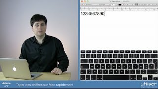 Astuce 7  Taper des chiffres sur Mac rapidement [upl. by Mcallister]