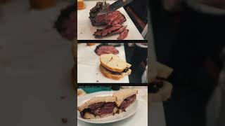 Best pastrami sandwich in New York City 😃 pastrami israel kosher restaurant fypシ゚ food [upl. by Jordanna]