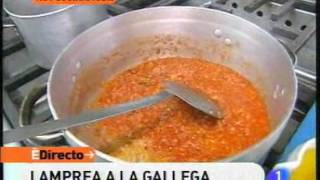 Receta de Lamprea a la gallega ED [upl. by Adnaram]