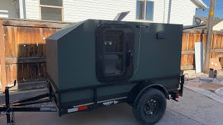 DIY Camper Hatch Galley Door  How to build a Camper Galley [upl. by Farmann]