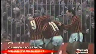 Road to Scudetto  19781979  Tutti i gol del Milan [upl. by Ifill]