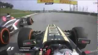 Kimi Raikkonen Angry Radio Message To Nico Hulkenberg  Malaysian Grand Prix 2013 [upl. by Eimaraj]