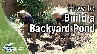 How To Build a Backyard Pond [upl. by Marchal]