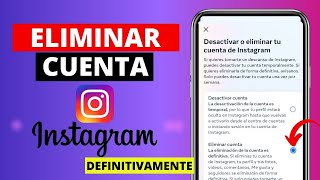 Cómo ELIMINAR Cuenta de INSTAGRAM en 2024 [upl. by Tiersten]