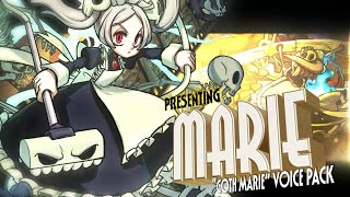 Skullgirls 2nd Encore  quotGoth Mariequot Voice Pack Trailer [upl. by West]