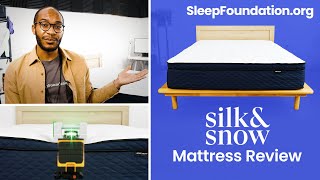 Silk and Snow Hybrid Mattress Review  A Luxurious Affordable Hybrid [upl. by Ahsenroc925]