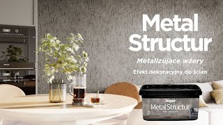 🆕 Metalizująca ściana z wżerami  efekt dekoracyjny Jeger Metal Structur  Film instruktażowy [upl. by Iana91]