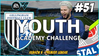 GILLINGHAM  YOUTH ACADEMY CHALLENGE  THE REFS ARE AGAINST US   EA FC  SEASON 6  EPISODE 51 [upl. by Annelak]