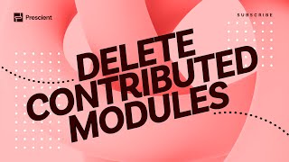 Prescient How to Delete Contributed Modules  NodeRED [upl. by Imeaj]