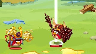 Angry Birds Epic Old Nesting Barrow The Red Master Samurai vs The Red Sword Spirit Bird 2014 [upl. by Jarid]