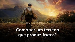 Homilia Diária  Como ser um terreno que produz frutos Quartafeira da 16ª Semana do Tempo Comum [upl. by Serra403]